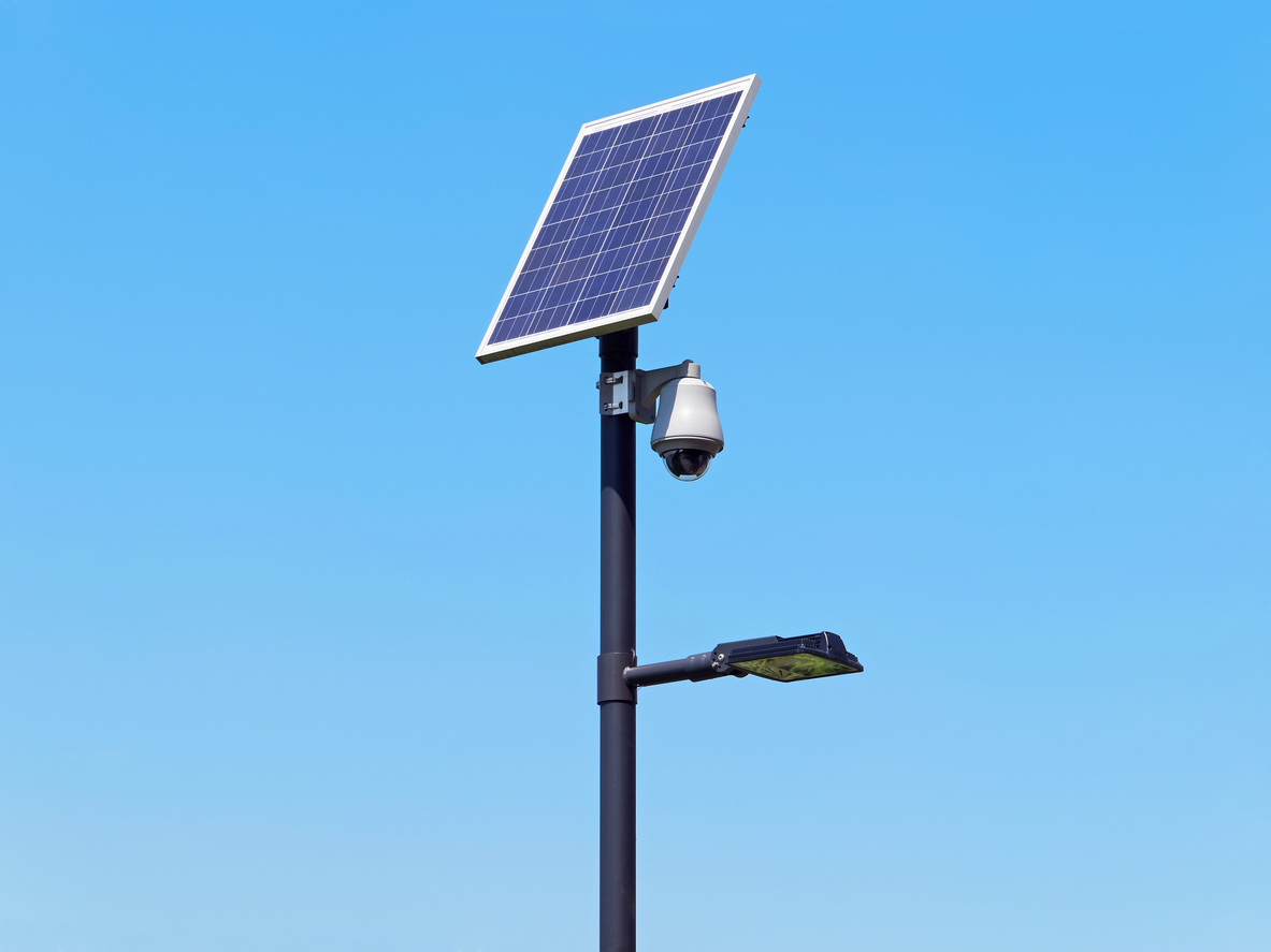 solar mobile surveillance trailers